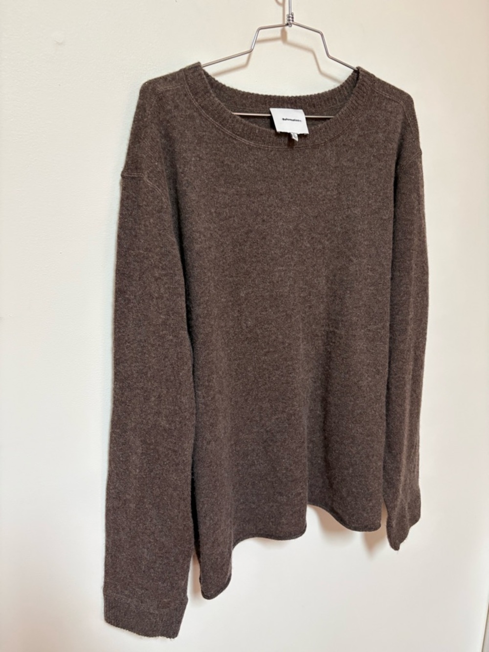 NWOT Reformation Cashmere Boyfriend Sweater Size XL Women’s - Picture 5 of 16